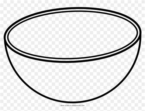 Png Transparent Stock Bowl Coloring Page Dibujo De Un Cuenco Png