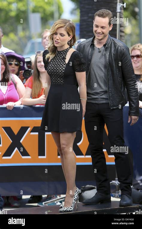 Sophia Bush And Jesse Lee Soffer Seen At Universal Studios Where They