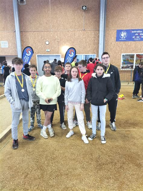 Championnat académique de pétanque du 22 mars 2023 Collège Rene Cassin