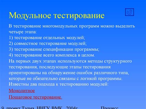 Процесс тестирования программного продукта - презентация онлайн