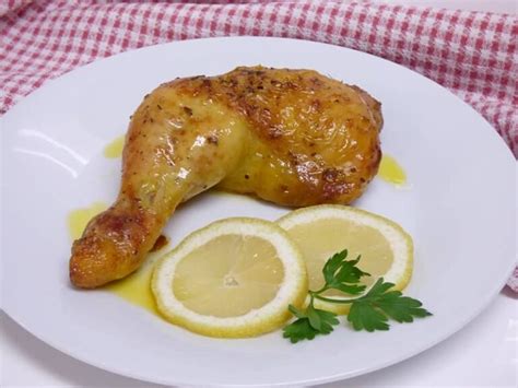 Muslos de pollo asados al limón en freidora de aire Mis Cosillas de