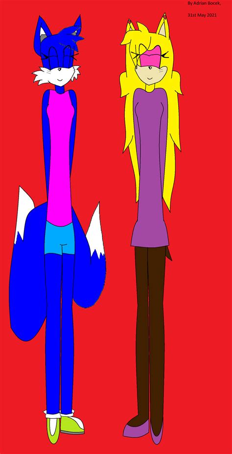 Maxie in Female Form and Angelica by AdrianBocek on DeviantArt