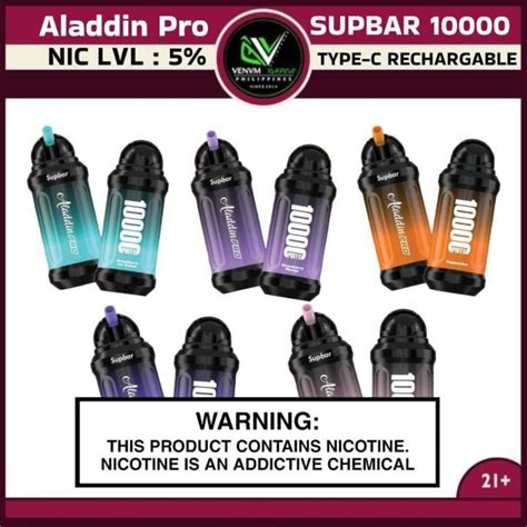 Vape Disposable Aladdin Pro Supbar Puffs Mah Lazada Ph