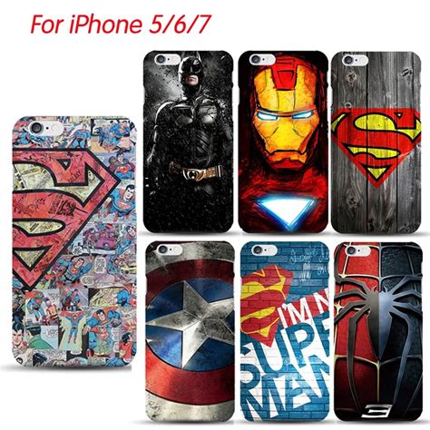 Marvel Avengers Superhero Hard PC Cover Case Capa For Coque Iphone 5s 5