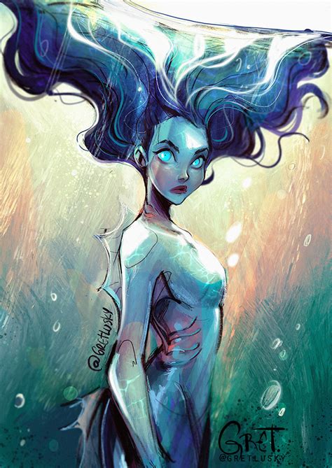 Siren by Gretlusky on DeviantArt | Mermaid art, Mermaid drawings, Mermaid artwork