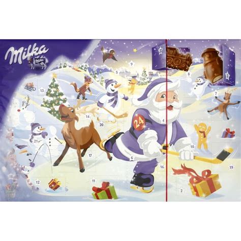 Calendrier de l Avent chocolat au lait MILKA Le calendrier de 200 g à