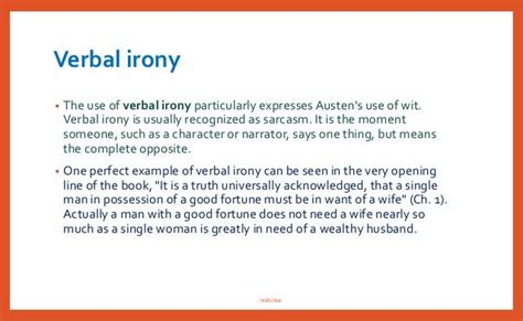 😎 Irony in pride and prejudice. Jane Austen's Use of Irony in Pride and Prejudice. Essay Example ...