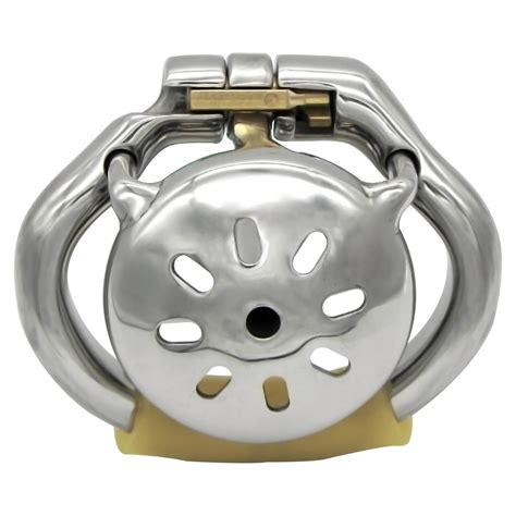 Super Small Chastity Cage With Hinged Rings – metalchastity