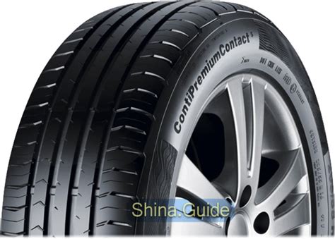 Continental Contipremiumcontact Shina Guide