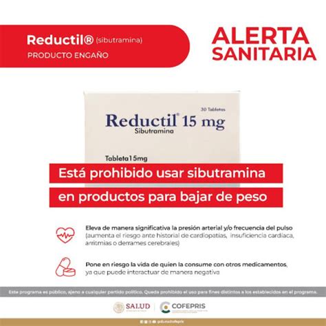 Cofepris Alerta Por Producto Con Sibutramina Utilizado Para Bajar De Peso