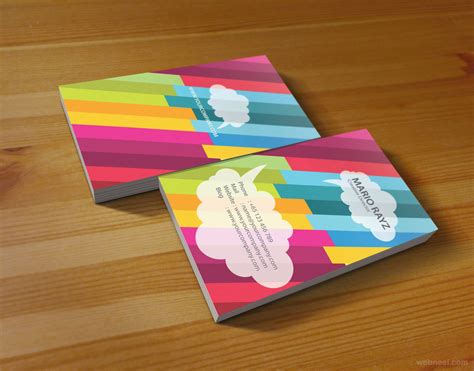 30 Colorful Business Card Design Examples for your inspiration