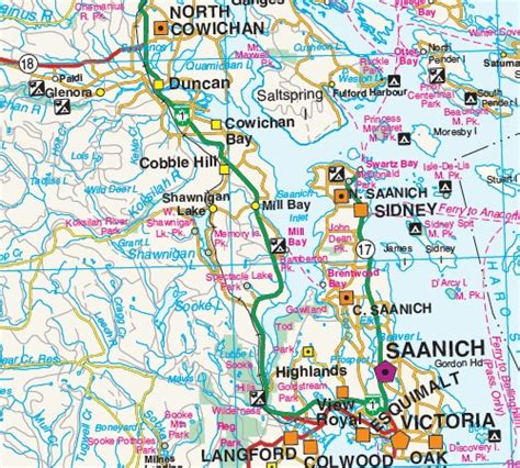 Vancouver Island Davenport Maps Ltd