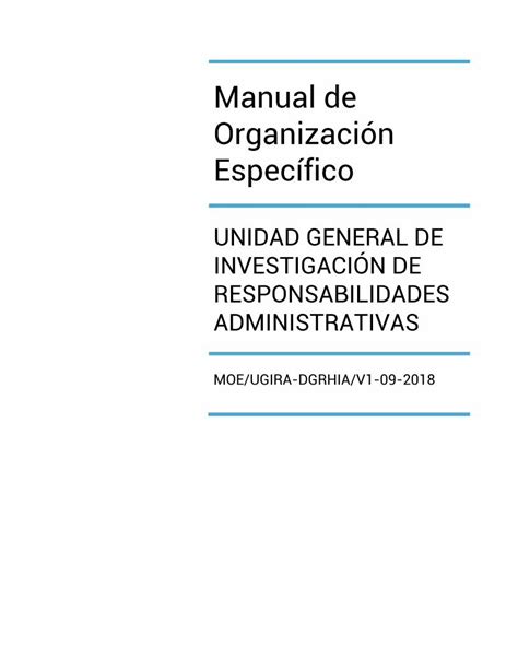 PDF Manual de Organización Específico 2019 02 27 anual de m