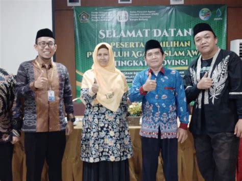 Penyuluh Agama Islam Non PNS KUA Tanjungpandan Raih Juara Pertama Lomba