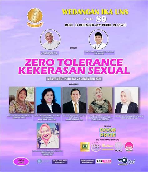 Zero Tolerance Kekerasan Sexual Agus Riewanto