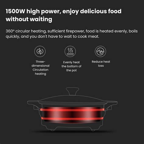 Xiaomi Ocooker Multi Function Grid Electric Hot Pot W Firepower To Enjoy Delicious