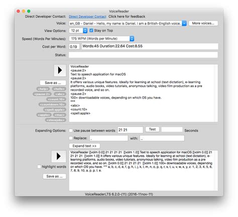 VoiceReader (LTS) Text To Speech App For Script Authors - Flagsoft