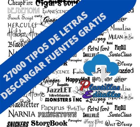 27000 TIPOS DE LETRAS FUENTES GRATIS Vectores Editables Gratis