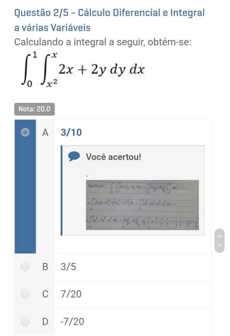 Calculo Diferencial E Integral A Varias Variaveis Apol Cálculo Iii