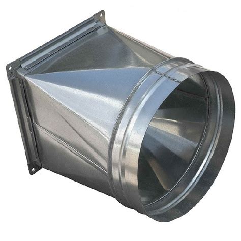 Переход 150х150/125 из оцинкованной стали 0,5 мм