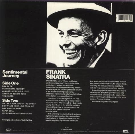 Frank Sinatra Sentimental Journey Us Vinyl Lp Album Lp Record 723665