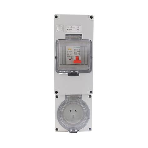 Rcd Protected Socket Outlet 15a 3 Pin 250v Ac Ip66 Impact Series