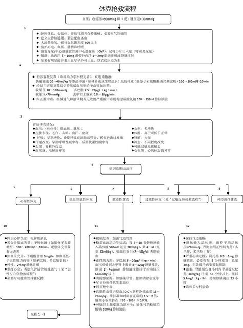 最新的休克抢救流程word文档免费下载亿佰文档网