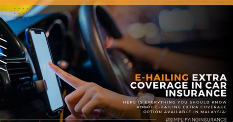 E Hailing Extra Coverage In Car Insurance Explained