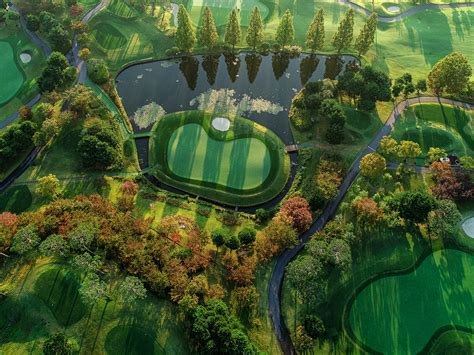 golf course scenery :: Behance