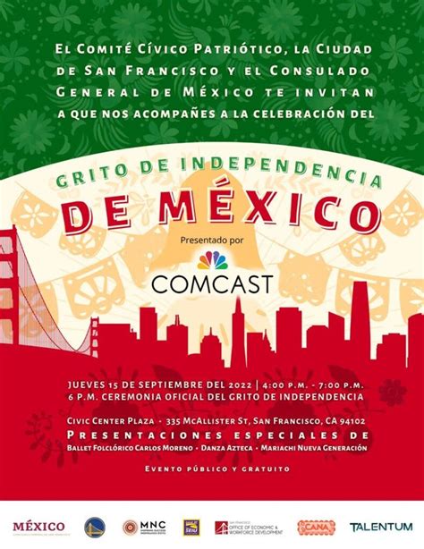 Consulate General of Mexico in San Francisco invites to give "el grito ...