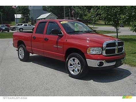 2004 Flame Red Dodge Ram 1500 SLT Quad Cab 4x4 49950613 GTCarLot