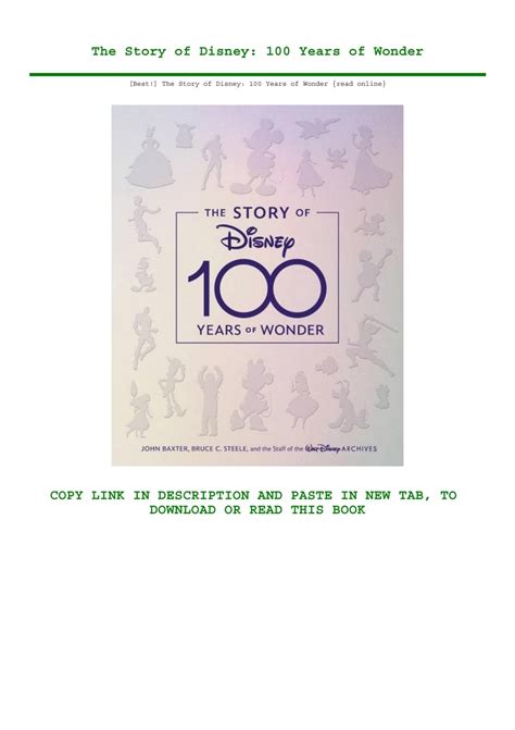 Best The Story Of Disney Years Of Wonder Read Online