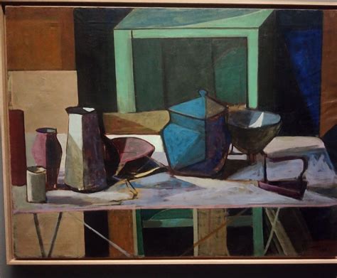 Joaquim Peinado Nature Morte Au Pot Bleu Collection Nationale Des