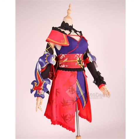 Fate Grand Order FGO Miyamoto Musashi Cosplay Costume