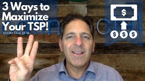 3 Ways To Maximize Your Tsp In 3 Minutes Dzamatalk Ep 18 Youtube