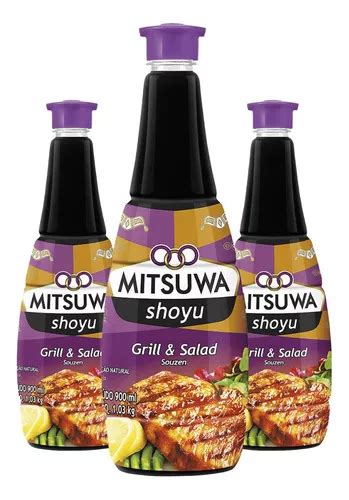 3un Shoyu Mitsuwa Grill E Salada 900 Ml Comida Japonesa MercadoLivre