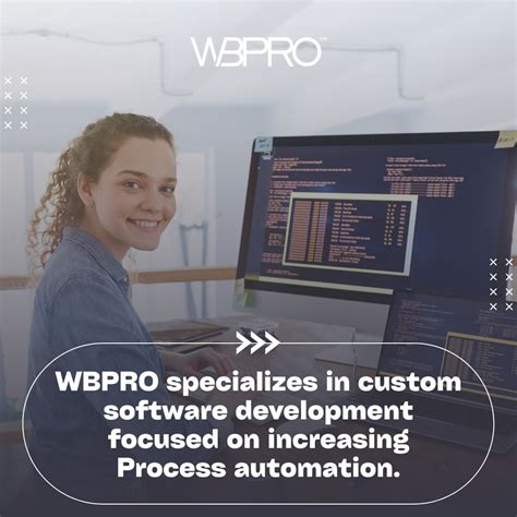 WBPRO on LinkedIn: WBPRO specializes in custom software development to ...