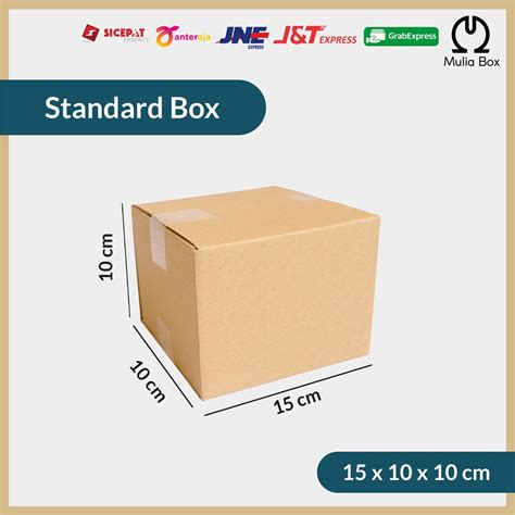 Jual Kardus Packing Standar 15 X 10 X 10 Cm MIN 10 PCS Corrugated