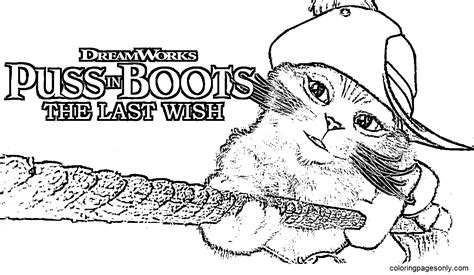 18 Puss In Boots Coloring Pages