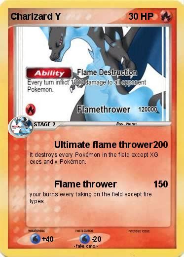 Pokémon Charizard Y 96 96 Ultimate Flame Thrower My Pokemon Card