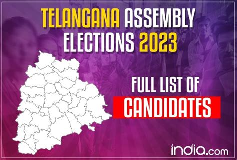 Telangana Assembly Election 2023 Full List Of Party Wise Candidates