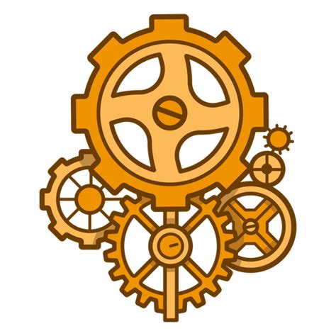 Diseño PNG Y SVG De Icono De Engranaje Steampunk Para Camisetas