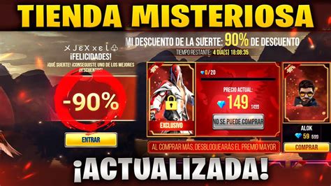 TIENDA MISTERIOSA ACTUALIZADA ALOK FACIL ASI FUNCIONA LA TIENDA