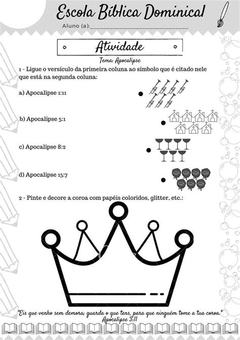 Atividade Novo Testamento Apocalipse Ebi Word Search Puzzle Math