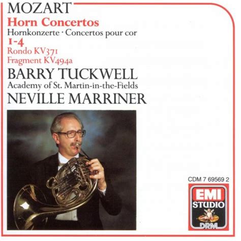 Barry Tuckwell Mozart Horn Concertos Nos 1 4 1972