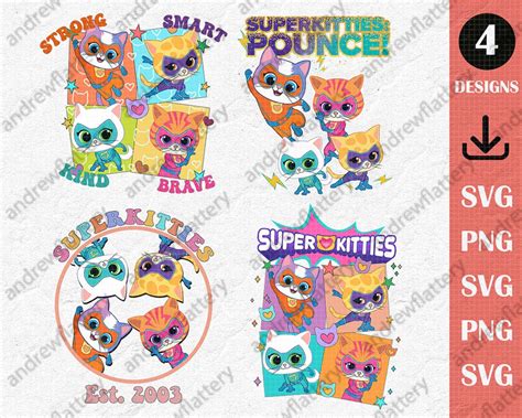 Superkitties Pounce Png Superkitties Villains Png Etsy