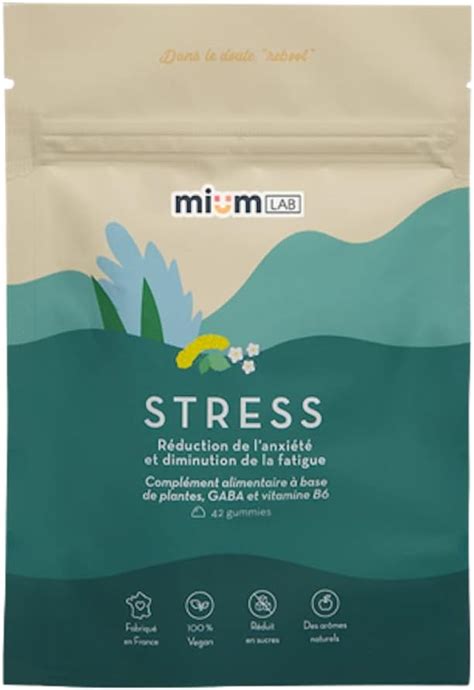 mium LAB Complément Alimentaire Stress en Recharge Gummies Anxiété