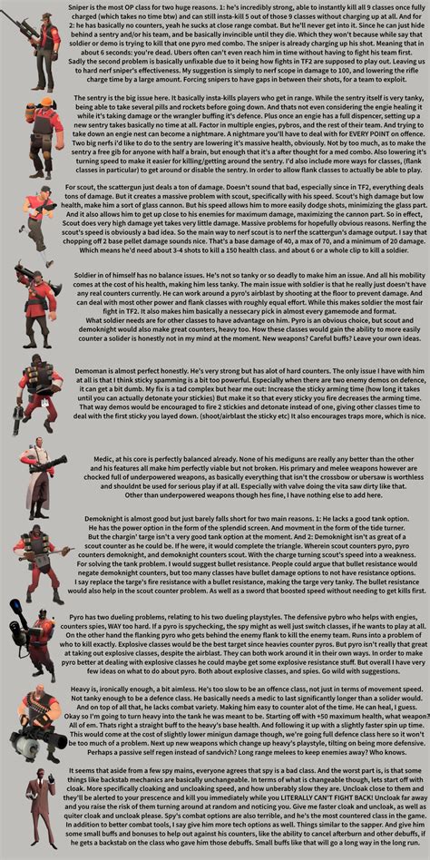 Tf2 Class Balance Lineup By Rbstat On Deviantart