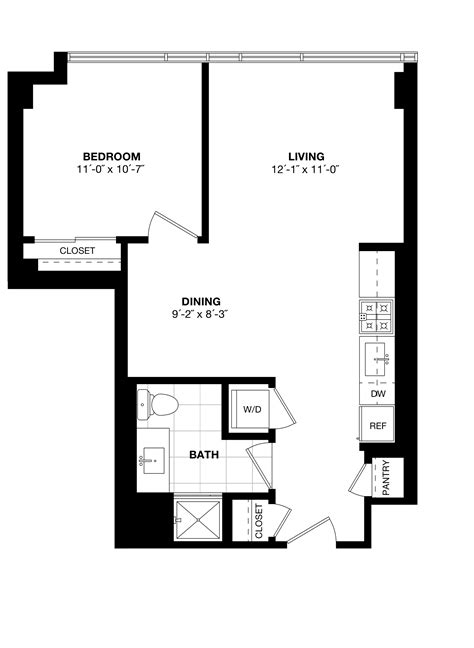 Floor Plans of The Shaw in Washington, DC