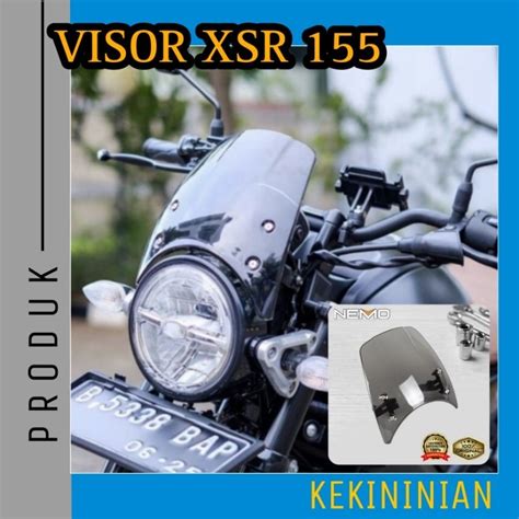 Jual Visor Windshield Yamaha Xsr Nemo Lengkap Full Breket Shopee